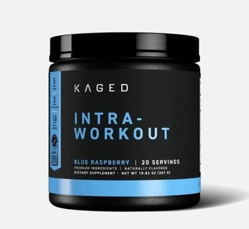 Kaged Intra-Workout Amino Acid Powder Blue Raspberry 20 Servings 10.82 Oz 6/2027